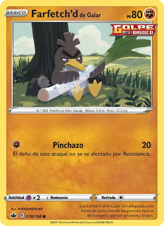 Farfetch'd de Galar 78 – Reinado Escalofriante