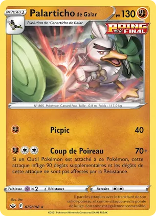 Palarticho de Galar n° 79 – Règne de Glace