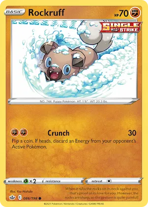 Rockruff #86 – Chilling Reign