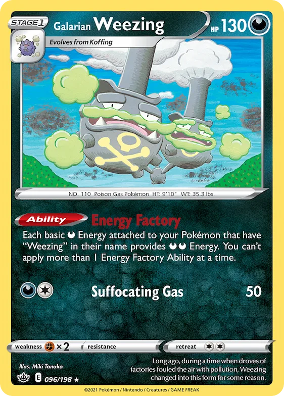 Weezing de Galar 96 – Reinado Arrepiante