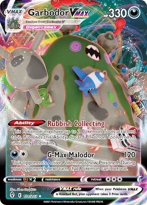 Garbodor VMAX #101 – Evolving Skies