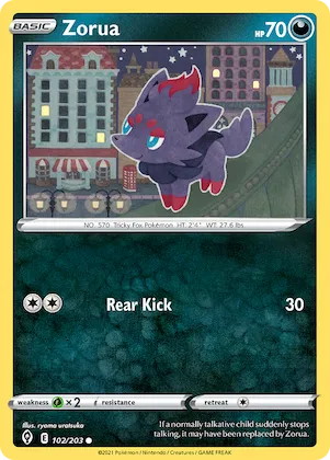 Zorua #102 – Evolving Skies