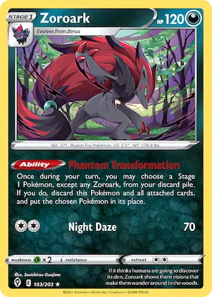 Zoroark #103 – Evolving Skies