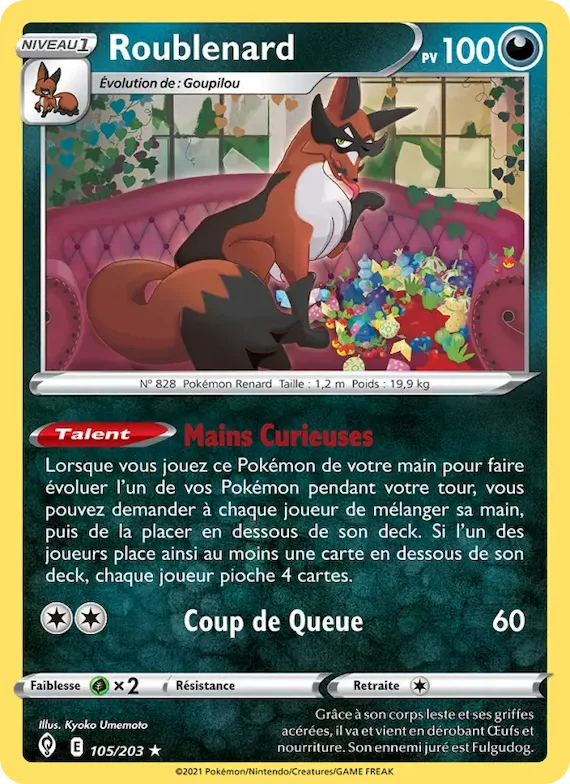 Roublenard 105 – Évolution Céleste