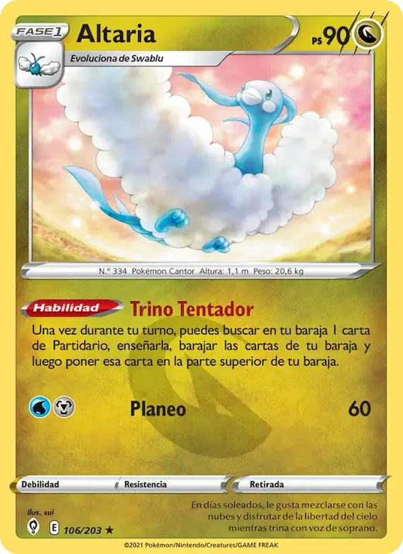 Altaria 106 – Cielos Evolutivos