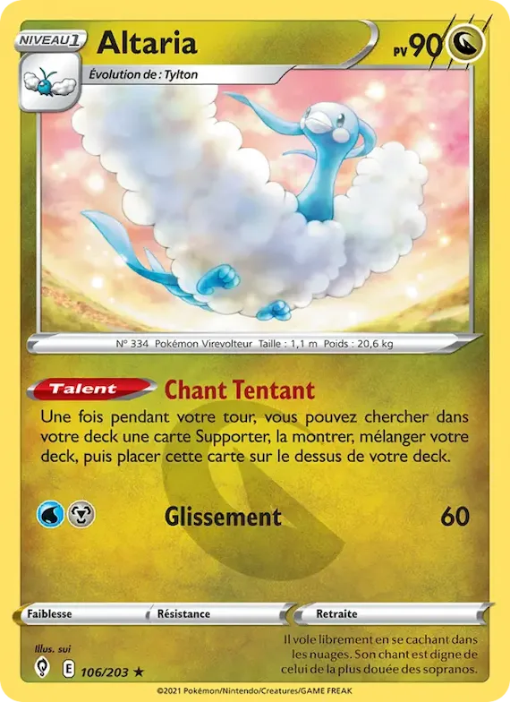 Altaria 106 – Évolution Céleste
