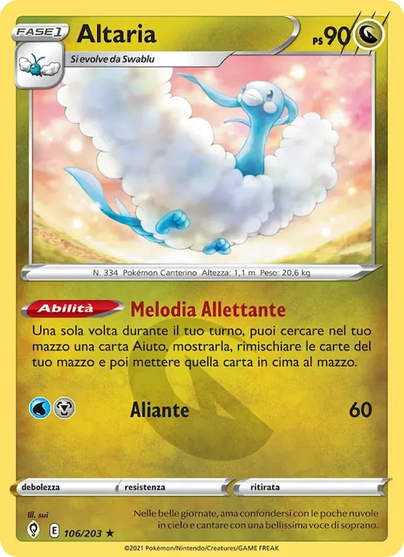 Altaria 106 – Evoluzioni Eteree