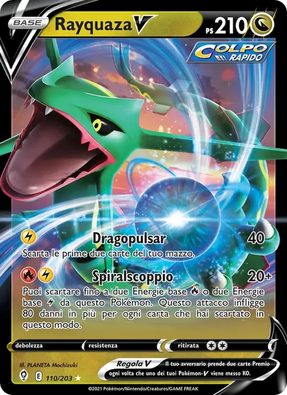 Rayquaza V 110 – Evoluzioni Eteree