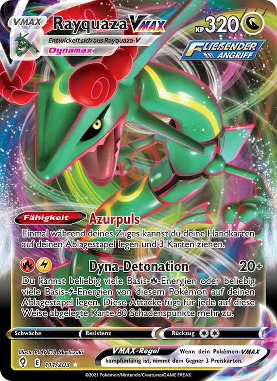 Rayquaza VMAX 111 – Drachenwandel