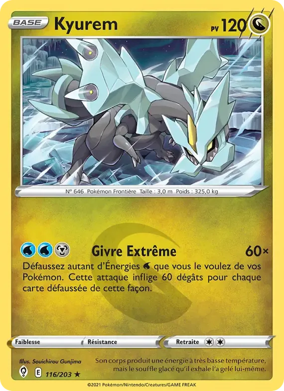 Kyurem 116 – Évolution Céleste