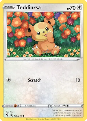 Teddiursa #126 – Evolving Skies