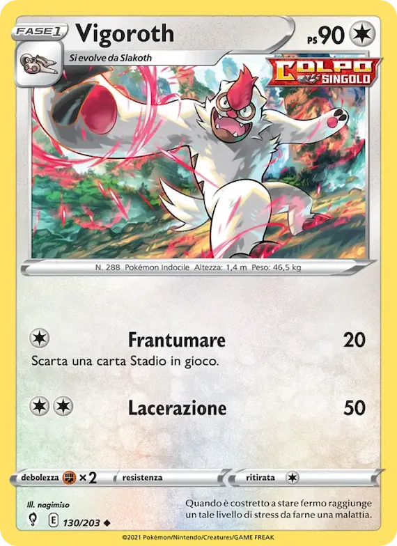 Vigoroth 130 – Evoluzioni Eteree