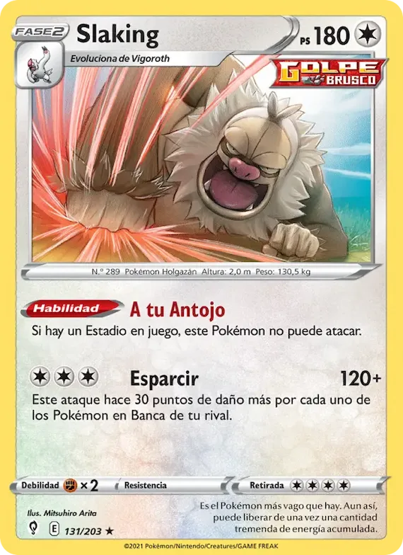 Slaking 131 – Cielos Evolutivos