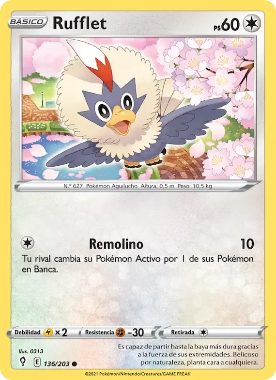 Rufflet 136 – Cielos Evolutivos