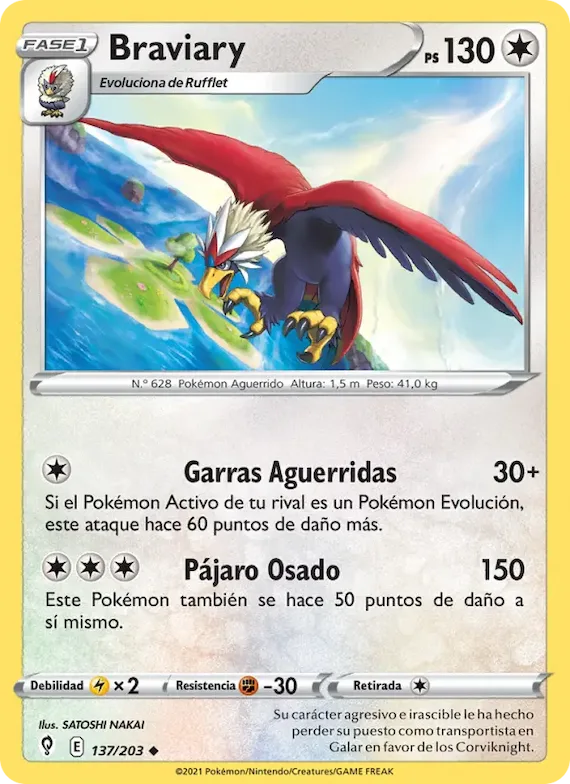 Braviary 137 – Cielos Evolutivos