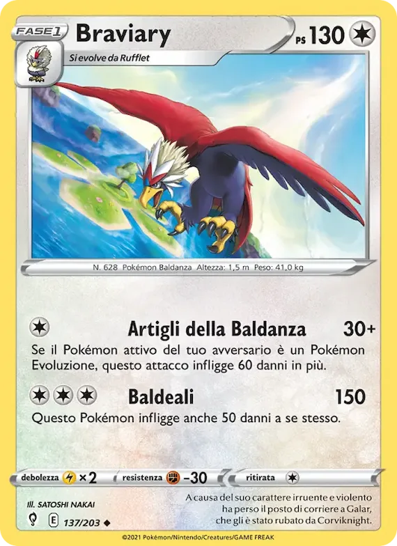 Braviary 137 – Evoluzioni Eteree