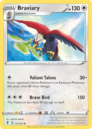 Braviary #137 – Evolving Skies