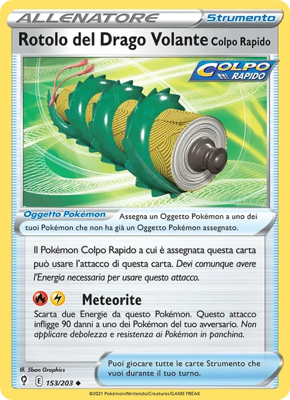 Rotolo del Drago Volante Colpo Rapido 153 – Evoluzioni Eteree
