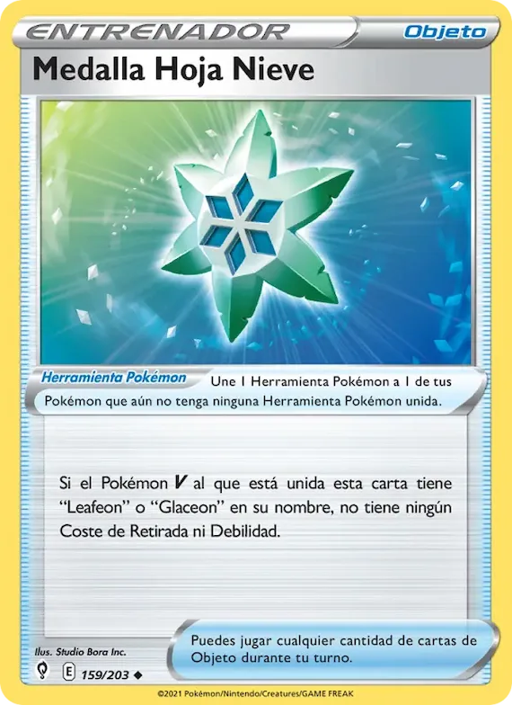 Medalla Hoja Nieve 159 – Cielos Evolutivos