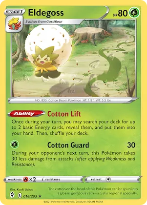 Eldegoss #16 – Evolving Skies