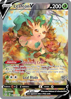 Leafeon V #167 – Evolving Skies