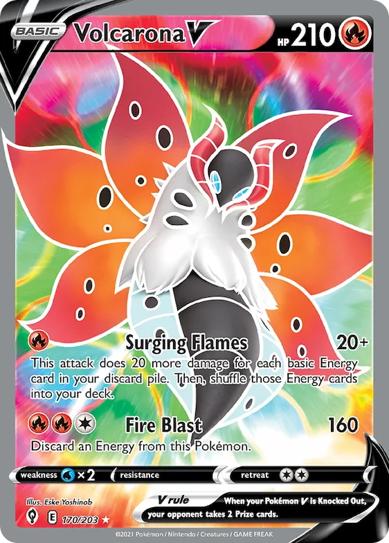 Volcarona V #170 – Evolving Skies