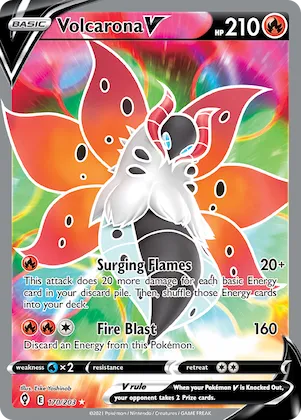 Volcarona V #170 – Evolving Skies