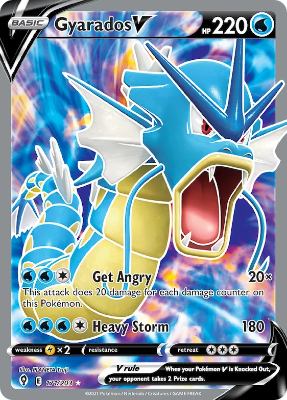 Gyarados V #171 – Evolving Skies