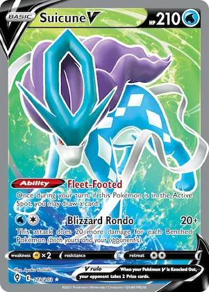 Suicune V #173 – Evolving Skies