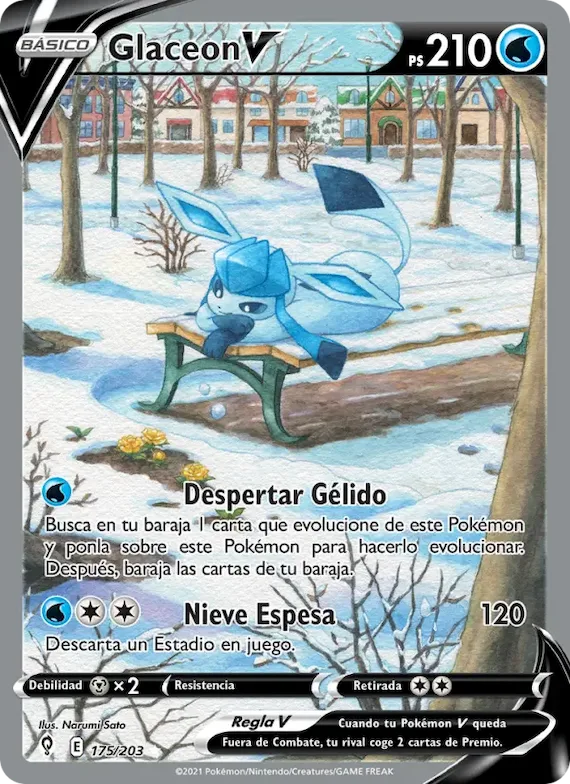 Glaceon V 175 – Cielos Evolutivos