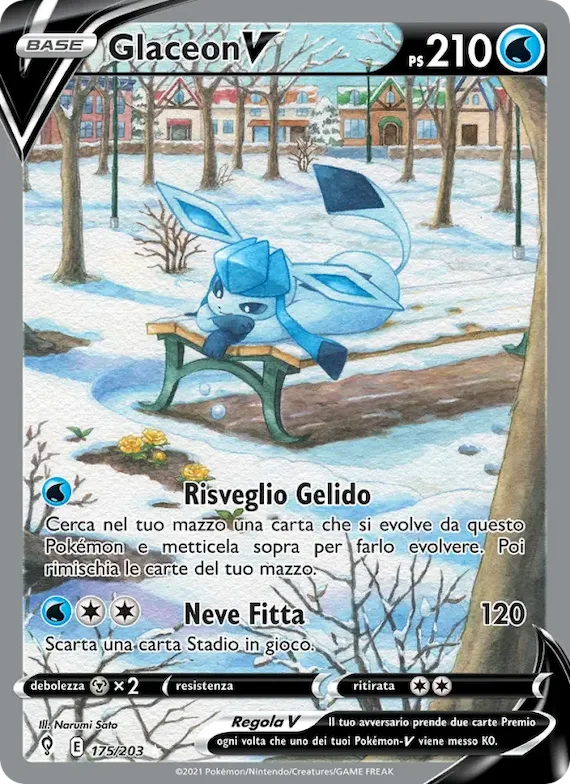 Glaceon V 175 – Evoluzioni Eteree