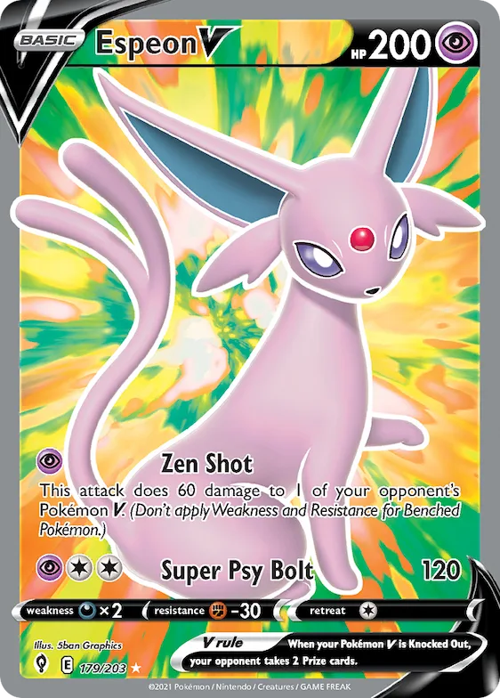 Espeon V #179 – Evolving Skies