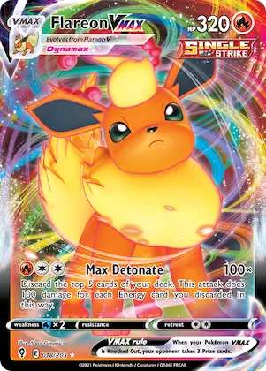 Flareon VMAX #18 – Evolving Skies