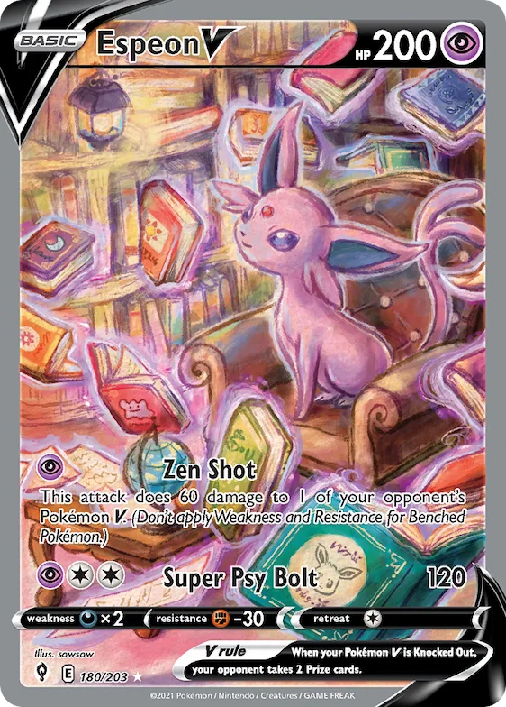 Espeon V #180 – Evolving Skies