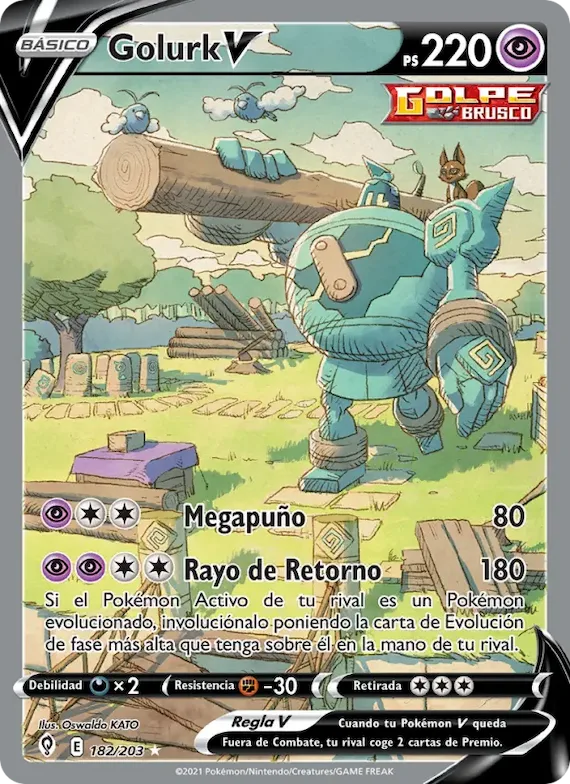 Golurk V 182 – Cielos Evolutivos