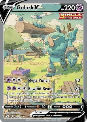 Golurk V #182 – Evolving Skies