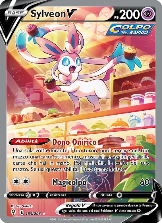 Sylveon V 184 – Evoluzioni Eteree