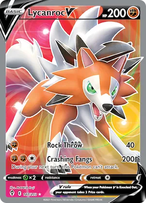 Lycanroc V #187 – Evolving Skies