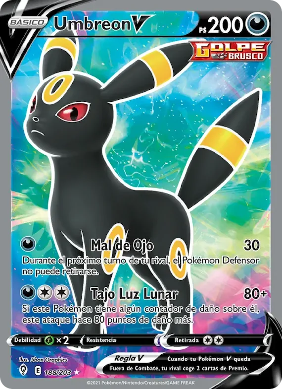 Umbreon V 188 – Cielos Evolutivos