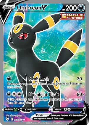 Umbreon V #188 – Evolving Skies