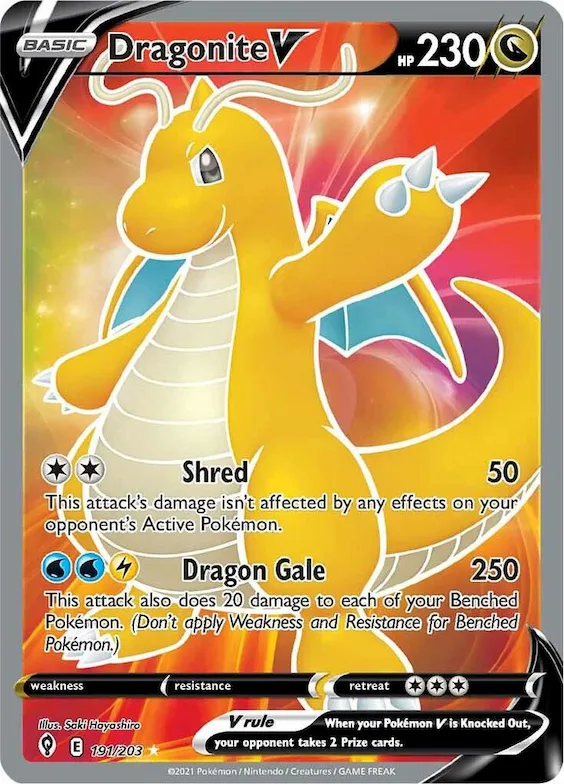 Dragonite V #191 – Evolving Skies