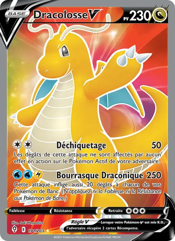 Dracolosse V 191 – Évolution Céleste