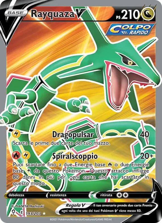 Rayquaza V 193 – Evoluzioni Eteree