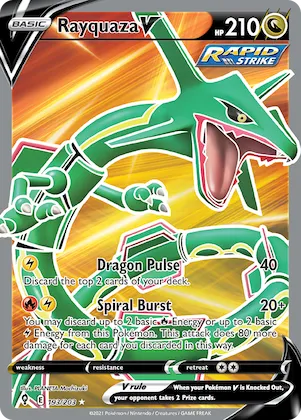 Rayquaza V #193 – Evolving Skies