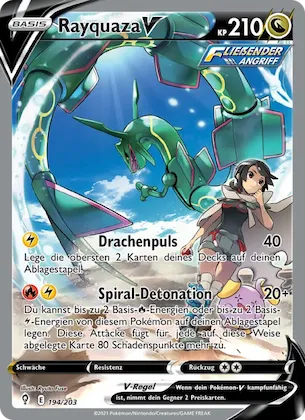 Rayquaza V 194 – Drachenwandel