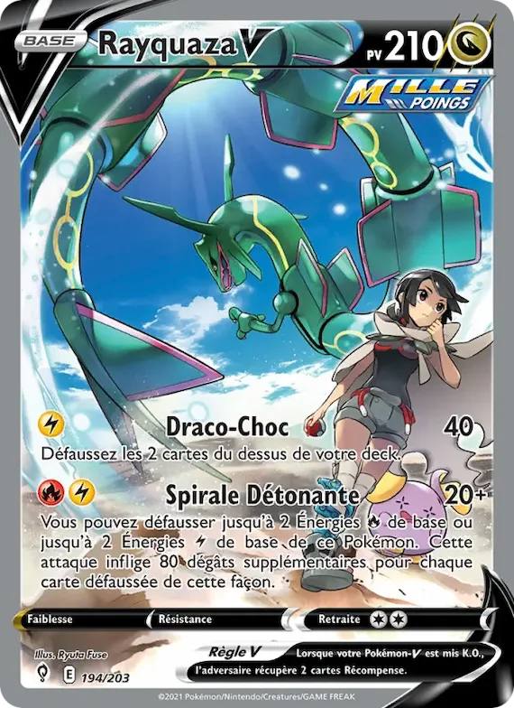 Rayquaza V 194 – Évolution Céleste