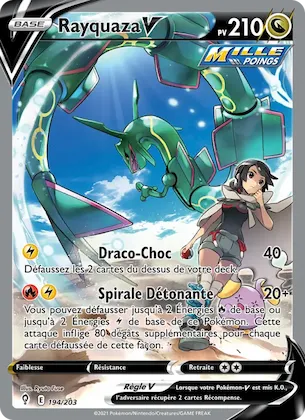 Rayquaza V 194 – Évolution Céleste