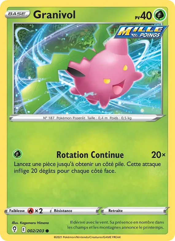 Granivol 2 – Évolution Céleste
