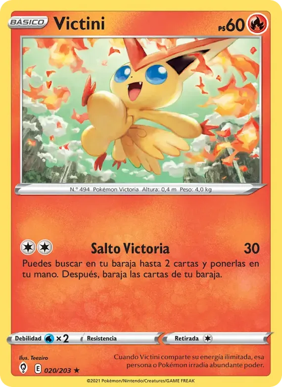 Victini 20 – Cielos Evolutivos