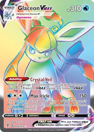 Glaceon VMAX #208 – Evolving Skies